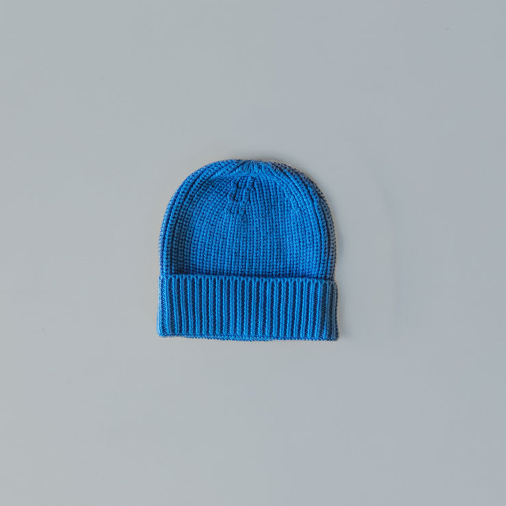 Organic Knit Beanie - Cornflower Pullover Halo & Horns Company 