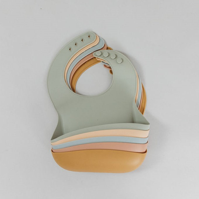 Silicone Bib - Storm Baby Bib Halo & Horns Company 