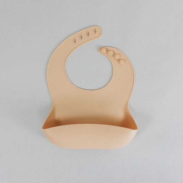 Silicone Bib - Wheat Baby Bib Halo & Horns Company 