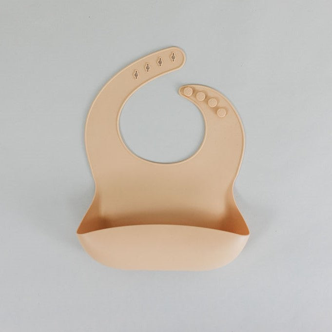 Silicone Bib - Wheat Baby Bib Halo & Horns Company 