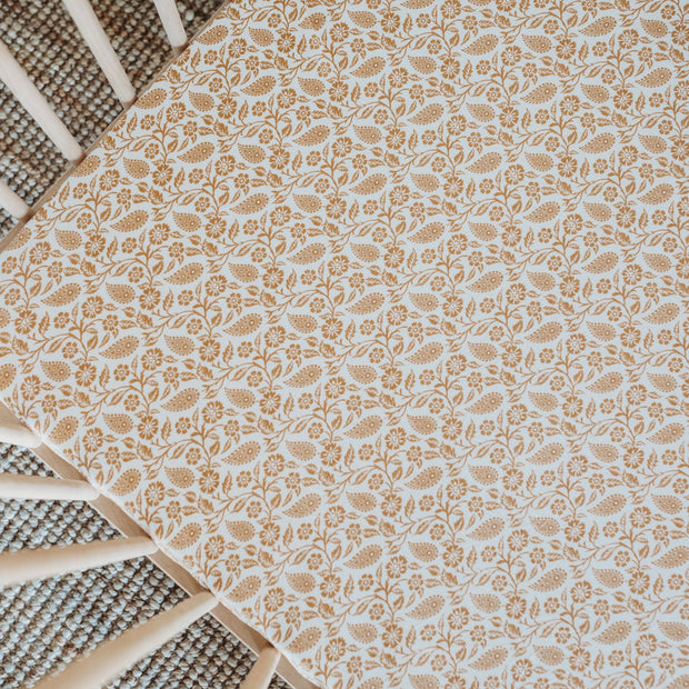 COT Sheet Fitted - Bamboo Fitted - GINGER BOHO Cot Sheets Halo & Horns 