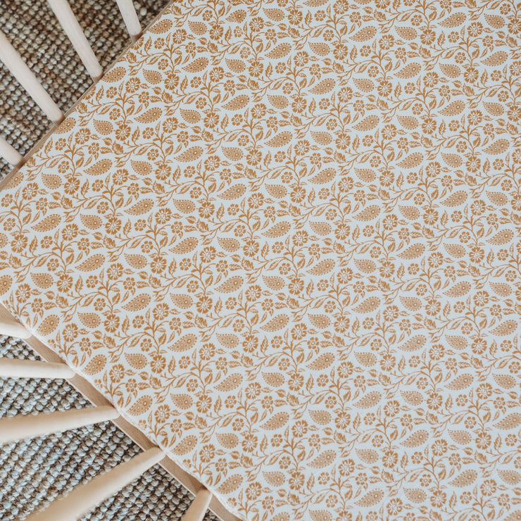 COT Sheet Fitted - Bamboo Fitted - GINGER BOHO Cot Sheets Halo & Horns 