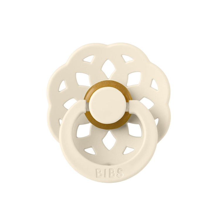 BIBS Boheme- Size 1 | Ivory/Blossom Soother BIbs 