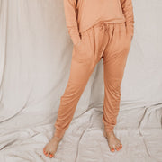 Woman - Luxe Bamboo - Weekender Pants - Clay pants Halo & Horns SML 