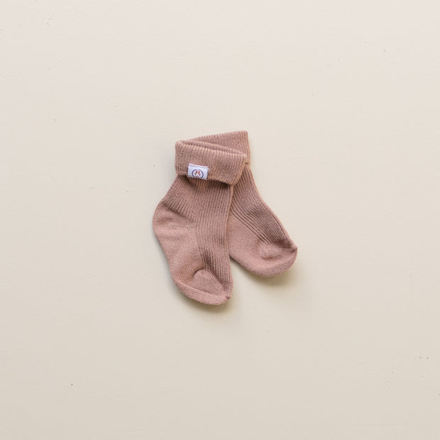 Bamboo Socks - 1 Pairs - Clay socks Halo & Horns Company Baby 