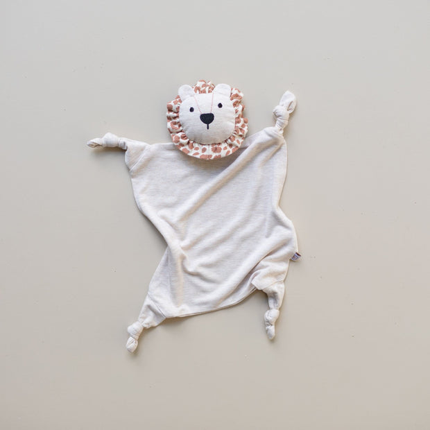 Lovey Lion - Bamboo Lenny - Oat | Leopard Frill Lenny Lion Halo & Horns Company 