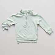 Perfect Pair - Track Pullover & Shorts - Sage Jumper Halo & Horns Company 1-2 years 