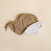 Hat - Baby - Moss | Olive Stripe Hat Halo & Horns Baby 