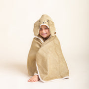 Bamboo Hooded Towel - Rabbit - Moss Halo & Horns 