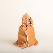 Bamboo Hooded Towel - Rabbit - Toffee Halo & Horns 