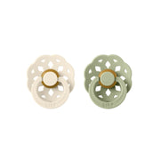 BIBS Boheme- | Ivory/Sage Soother BIbs SIZE 1 (0-6 months) 