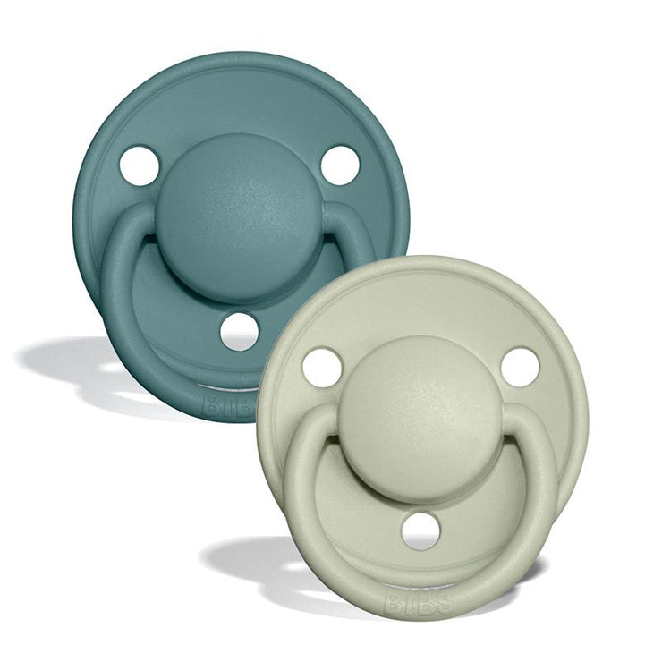 BIBS Soothers/Dummies - De Lux | Silicone Island Sea | Sage Soother BIbs 