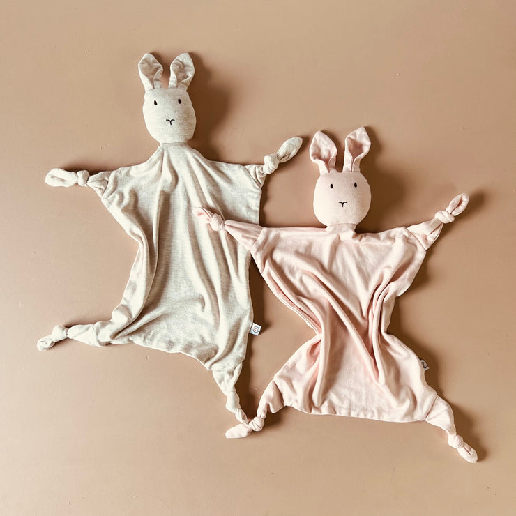 Bundle Up Bunny Lovey- Oat & Peony Lovey Halo & Horns Company 