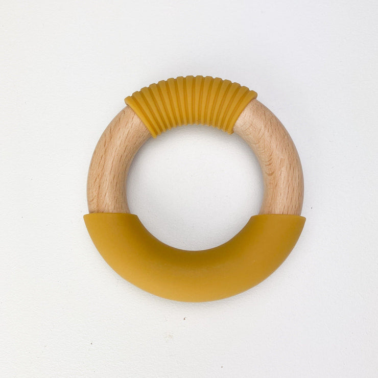 Teething Ring - Honey Teething Toy Halo & Horns Company 