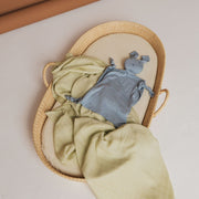Baby Swaddle/Wrap - Organic Bamboo Muslin - Sage Baby Wrap Halo & Horns 