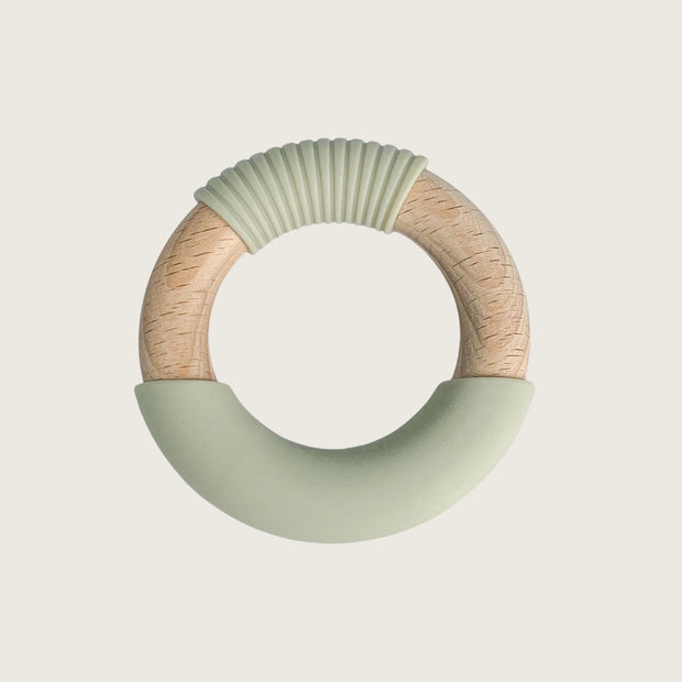 Teething Ring - Sage Teething Toy Halo & Horns Company 