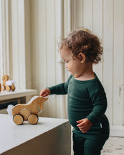 ECO Store - Kinderfeet - Bamboo Push & Pull Animal - Unicorn Halo & Horns 