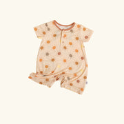 Romper Pocket - Short Sleeve- Sunshine Romper Halo & Horns 3-6 months 