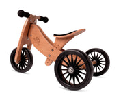 ECO Store - Kinderfeet - 2-in-1 Bamboo Balance Bike - Tiny Tot PLUS Balance Bike Kinderfeet Natural 