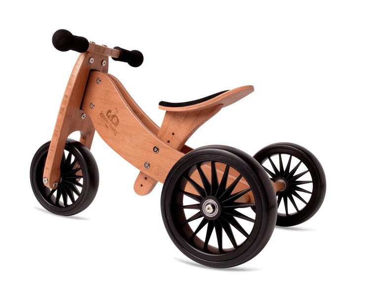 ECO Store - Kinderfeet - 2-in-1 Bamboo Balance Bike - Tiny Tot PLUS Balance Bike Kinderfeet Natural 