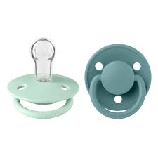 BIBS Soothers/Dummies - De Lux | Silicone Nordic Mint | Island Sea Soother BIbs 