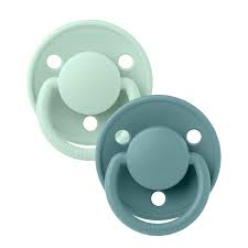 BIBS Soothers/Dummies - De Lux | Silicone Nordic Mint | Island Sea Soother BIbs 